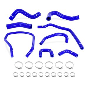 Nissan Titan Radiator Coolant Hose Kit - Mishimoto - Silicone Radiator & Heater Hose Kit - Blue - `04-`14