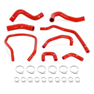 Nissan Titan Radiator Coolant Hose Kit - Mishimoto - Silicone Radiator & Heater Hose - Red - `04-`14
