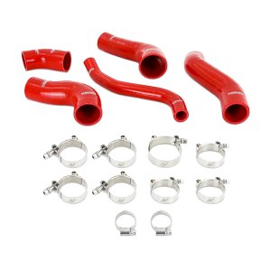 Hyundai Veloster Silicone Intercooler Hose Kit - Mishimoto - Red - `13-`17 Hyundai Veloster Silicone Intercooler Hose Kit - Mishimoto - Red - `13-`17