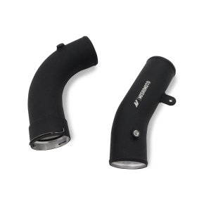 Chevrolet Silverado Intercooler Pipe and Boot Kit - Cold-Side - Mishimoto - MMICP-DMAX-17CWBK - Wrinkle Black - `17-`19