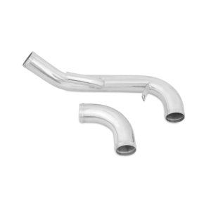 Mitsubishi Evolution Intercooler Pipe Kit - Lower - Mishimoto - Aluminum, Silicone Couplers - Black - `10-`11