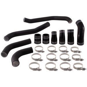Ford Raptor Intercooler Pipe Kit - Mishimoto - Hot-Side - Wrinkle Black - `17-`21