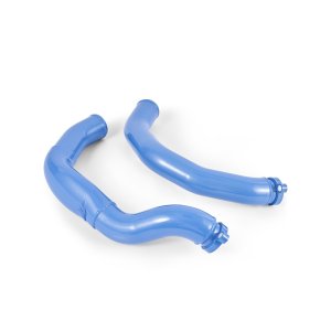 BMW M4 Intercooler Pipe Kit - Mishimoto - Color Matched - Yas Marina Blue Metallic - `15-`20
