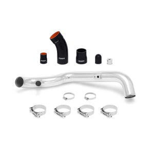 Ford Fiesta ST Intercooler Pipe Kit - Cold-Side - Mishimoto - 2.5in Diameter, Mandrel-Bent, CNC-Machined Sensor Flange - Polished - `14-`19
