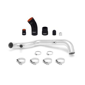 Ford Fiesta ST Intercooler Pipe Kit - Cold-Side - Mishimoto - 2.5in Diameter, Mandrel-Bent, CNC-Machined Sensor Flange - Polished - `14-`19