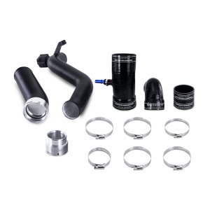 Ford Ranger Intercooler Pipe and Boot Kit - Mishimoto - Aluminum Pipes with Silicone Boots and DuraCore Technology - Micro-Wrinkle Black - `19-`23