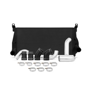 GMC Sierra 2500 HD Intercooler Kit - Mishimoto - 6.6L Duramax - Black - `02-`04 GMC Sierra 2500 HD Intercooler Kit - Mishimoto - 6.6L Duramax - Black - `02-`04