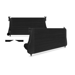 GMC Sierra 3500 Intercooler - Mishimoto - Bar-and-plate Core - Black - `06-`07