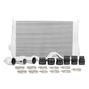 Chevrolet Silverado 3500 HD Intercooler Kit - Mishimoto - Duramax 6.6L LML - Silver - `11-`15