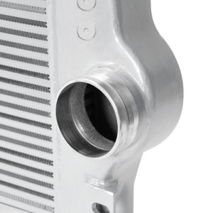 GMC Sierra 2500 HD Intercooler Kit - Mishimoto - Duramax 6.6L LML - Silver - `11-`15