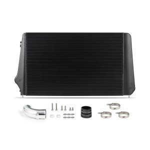 Chevrolet Silverado Performance Intercooler - Mishimoto - Duramax L5P - Black - `17-`19