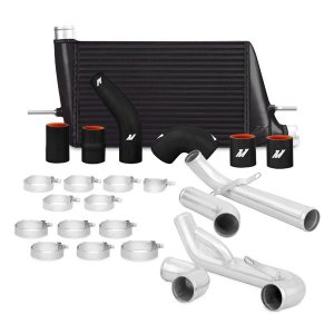 Mitsubishi Evolution Performance Intercooler Kit - Front - Mishimoto - MMINT-EVO-10KBK - Stealth Black - `10-`11
