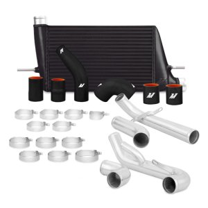 Mitsubishi Evolution Performance Intercooler Kit - Front - Mishimoto - MMINT-EVO-10KBK - Stealth Black - `10-`11