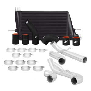 Mitsubishi Evolution Performance Intercooler Kit - Front - Mishimoto - MMINT-EVO-10KBK - Stealth Black - `10-`11