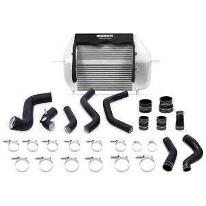 Ford F-150 EcoBoost Performance Intercooler Kit - Mishimoto - Silver Intercooler w/ Black Pipes - Silver - `11-`14