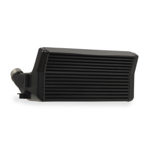 BMW 3 Series Performance Intercooler - Mishimoto - 6 inch thick, angled step-core design - Black - `12-`16