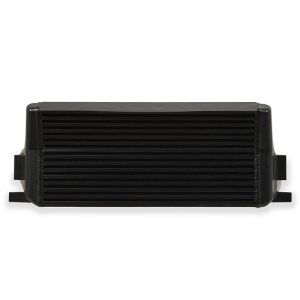 BMW 3 Series Performance Intercooler - Mishimoto - 6 inch thick, angled step-core design - Black - `12-`16