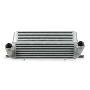 BMW 3 Series Performance Intercooler - Mishimoto - 6in thick, angled step-core design - Silver - `12-`16