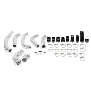 Ford F-150 Performance Intercooler Kit - Mishimoto - Black Intercooler, Polished Pipes - `15-`16