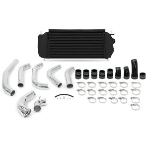 Ford F-150 Performance Intercooler Kit - Mishimoto - Black Intercooler, Polished Pipes - `15-`16