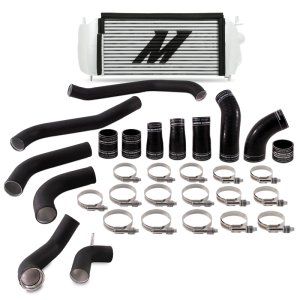 Ford Raptor Intercooler Kit - Mishimoto - Performance - Silver Cooler Black Pipes - `17-`21