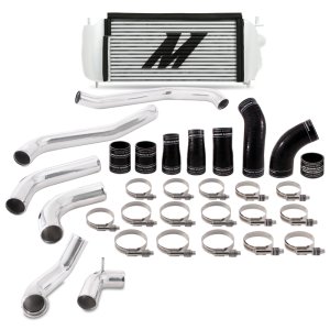 Ford F-150 Intercooler Kit - Mishimoto - Silver Cooler Polished Pipes - `17-`21