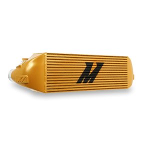 Ford Focus Performance Intercooler Kit - Mishimoto - Gold Cooler, Black Pipes - `13-`18