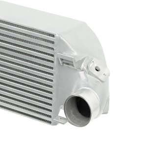 Ford Focus Intercooler Kit - Mishimoto - Performance Intercooler Kit w/ Black Pipes - Silver - `13-`18
