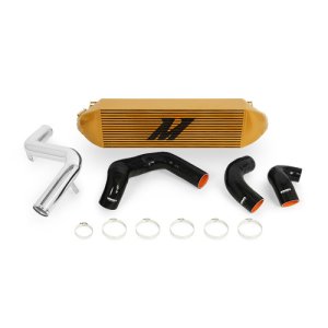 Ford Focus Performance Intercooler Kit - Mishimoto - Polished Pipes - Gold - `13-`18