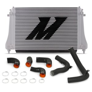 Volkswagen Golf TSI Performance Intercooler Kit - Mishimoto - Mishimoto MMINT-MK7-15KWBK - Black - `15-`21