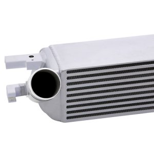 Ford Mustang Intercooler - Front - Mishimoto - Intercooler Kit - Silver - `15-`23