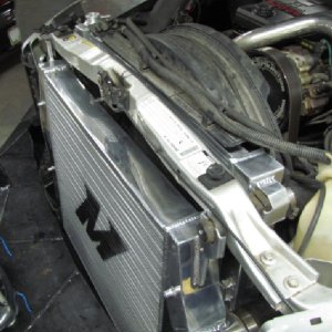 Dodge Ram 3500 Intercooler - Mishimoto - Silver - `03-`09