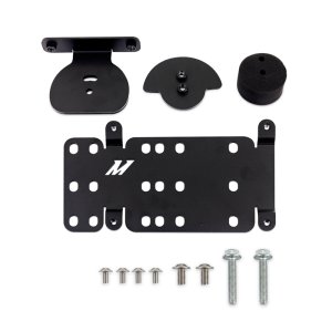 Ford F-350 License Plate Relocation Kit - Front - Mishimoto - MMLP-F2D-11 - Black - `11-`27