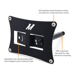 Toyota GR Corolla License Plate Relocation Kit - Front - Mishimoto - MMLP-GRC-23 - `23-`24