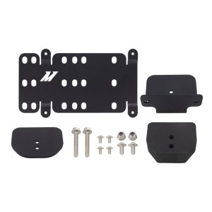 RAM 3500 License Plate Relocation Kit - Front - Mishimoto - MMLP-RAM-19 - Black - `19-`27