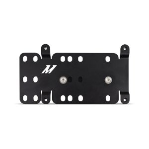 Chevrolet Silverado 1500 License Plate Relocation - Front - Mishimoto - Tow Hook License Plate Relocation Bracket - Black - `19-`21
