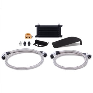 Honda Civic Type R Oil Cooler Kit - Mishimoto - Direct Fit - Black - `17-`21