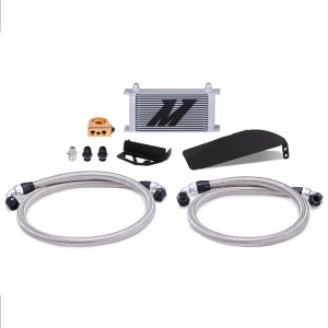 Honda Civic Type R Oil Cooler Kit - Mishimoto - Direct-Fit - Silver - `17-`21