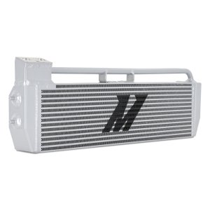 BMW m5 Performance Oil Cooler - Mishimoto - Robust Bar-and-Plate Core - Silver - `06-`10