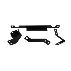 Mitsubishi Evolution Oil Cooler Kit - Front - Mishimoto - 25-row, stacked-plate - Black - `01-`07