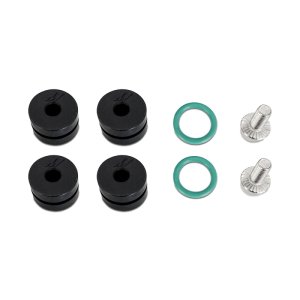 BMW M5 Performance Oil Cooler - Mishimoto - Bar-and-Plate Core, 55mm Thick, Silver Powder-Coated, CNC-Billet End Tanks - Silver - `12-`20