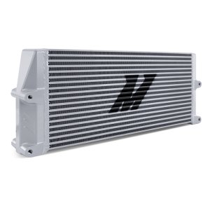 Ford Powerstroke Performance Oil Cooler - Mishimoto - Bar-and-plate design - Silver - `11-`19 Ford Powerstroke Performance Oil Cooler - Mishimoto - Bar-and-plate design - Silver - `11-`19