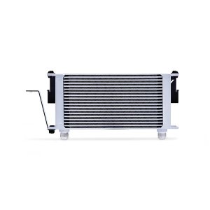 Ford Fiesta ST Oil Cooler Kit - Front - Mishimoto - Thermostatic - Silver - `14-`16