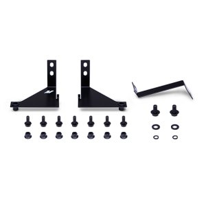 Ford Fiesta ST Oil Cooler Kit - Front - Mishimoto - Thermostatic - Black - `14-`16