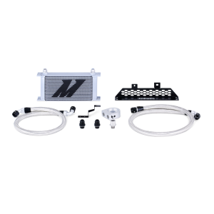 Ford Focus ST Oil Cooler Kit - Mishimoto - Non-Thermostatic, 19-row - Silver - `13-`18