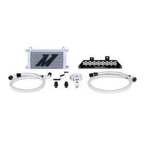 Ford Focus ST Oil Cooler Kit - Mishimoto - Non-Thermostatic, 19-row - Silver - `13-`18