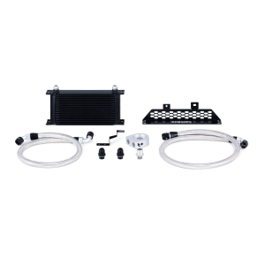Ford Focus ST Oil Cooler Kit - Front - Mishimoto - Non-Thermostatic - Black - `13-`18