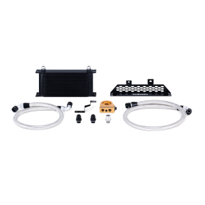 Ford Focus ST Oil Cooler Kit - Mishimoto - Thermostatic - Black - `13-`18