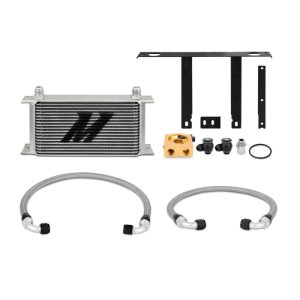 Hyundai Genesis Coupe Oil Cooler Kit - Front - Mishimoto - Thermostatic - `10-`12