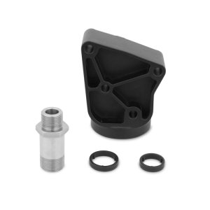 Hyundai Genesis Coupe Oil Cooler Kit - Front - Mishimoto - Thermostatic - Black - `10-`12